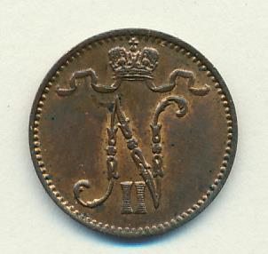 1913 1 пенни реверс