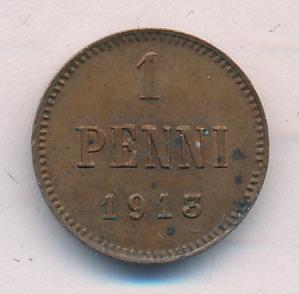 1913 1 пенни аверс