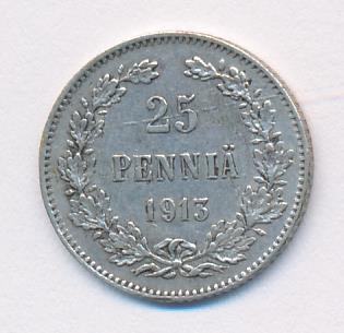 1913 25 пенни аверс