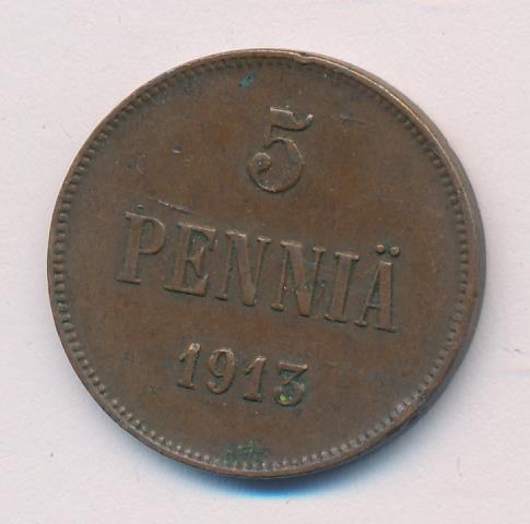 1913 5 пенни аверс