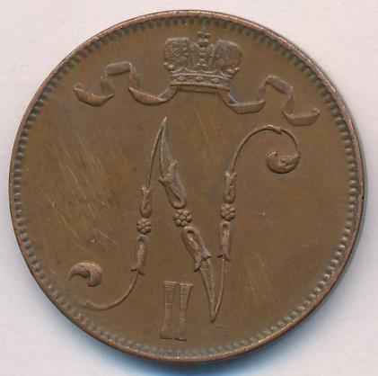 1913 5 пенни реверс