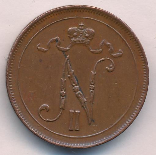 1915 10 пенни реверс