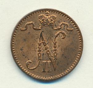 1915 1 пенни реверс
