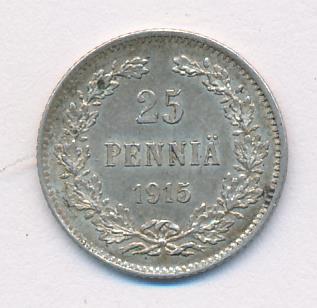 1915 25 пенни аверс