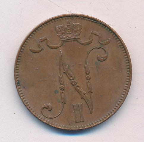 1915 5 пенни реверс
