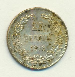 1916 25 пенни аверс
