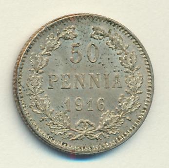 1916 50 пенни аверс